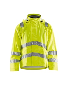 Flame resistant rain jacket