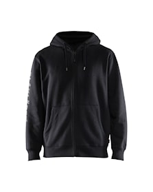 Branded Hooded Zip-up Sweatshirt