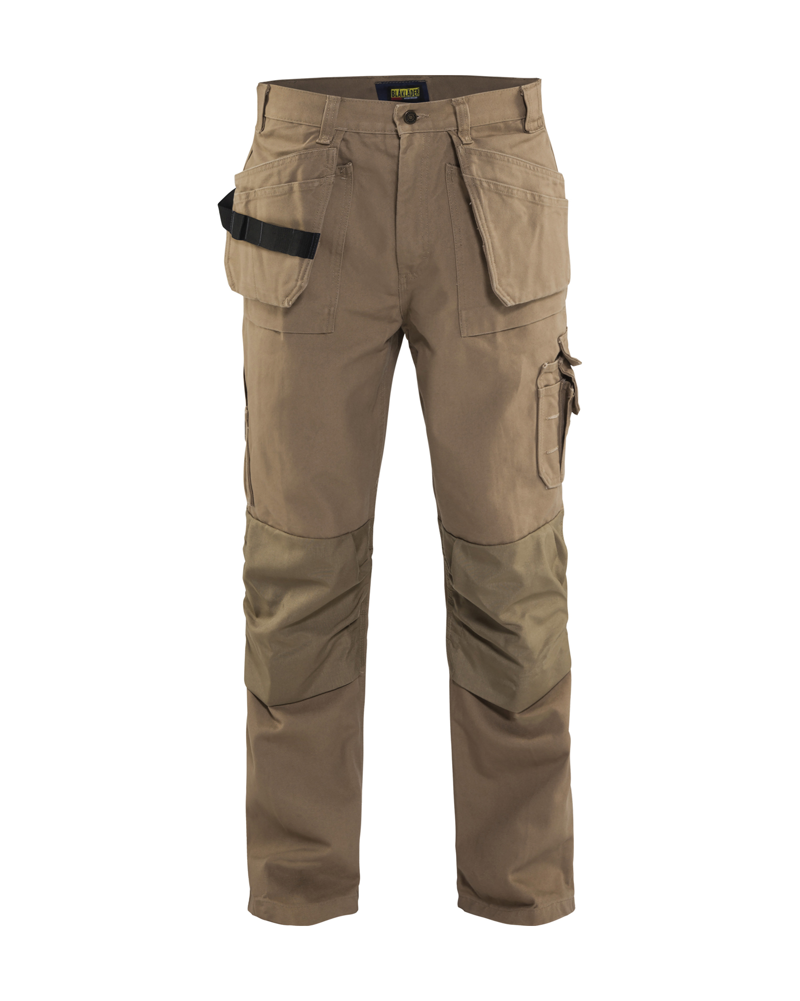 8-Ounce Cotton Khaki 32-Inch Waist Blaklader Workwear Bantam Pant with Utility Pockets 28-Inch Length 