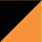 Noir/
Orange fluo