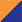 Orange/
Kornblå