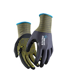 Nitrile-dipped Work gloves with dot grip