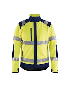 Giacca in pile antivento high vis