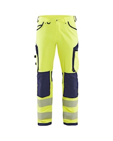 Hi-Vis Trousers, 4-way stretch Without Nail Pockets